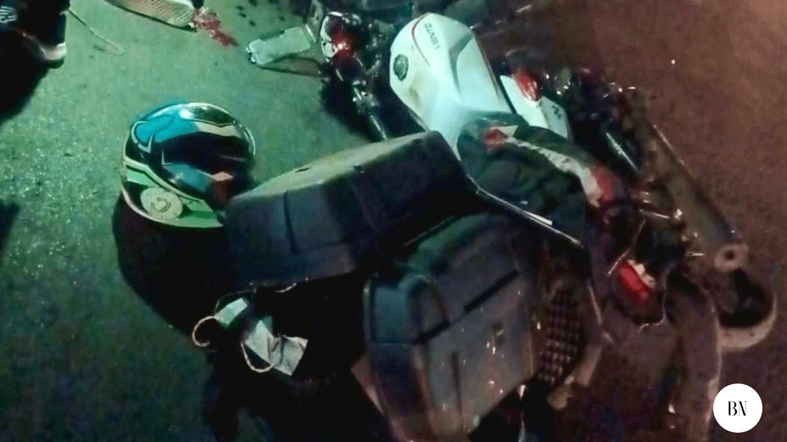 Atropellan a motociclista  en avenida Pino Suárez